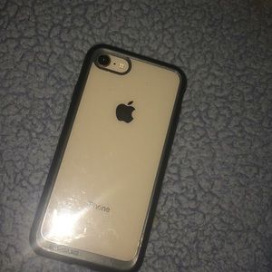 black rim/clear iphone case..